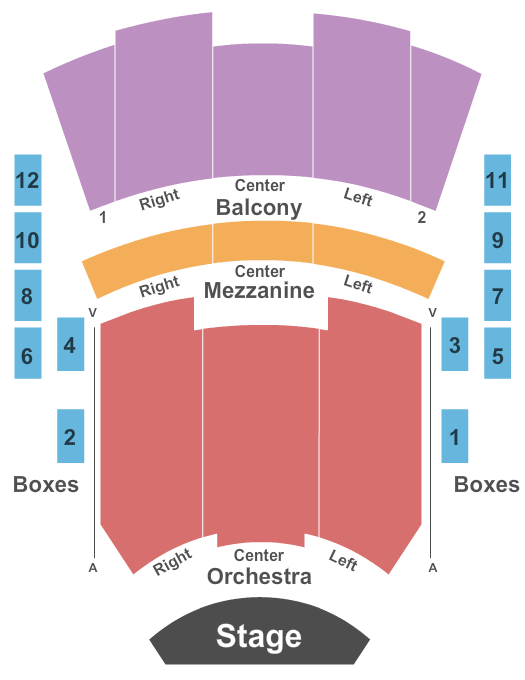 Harrison Opera House seating chart